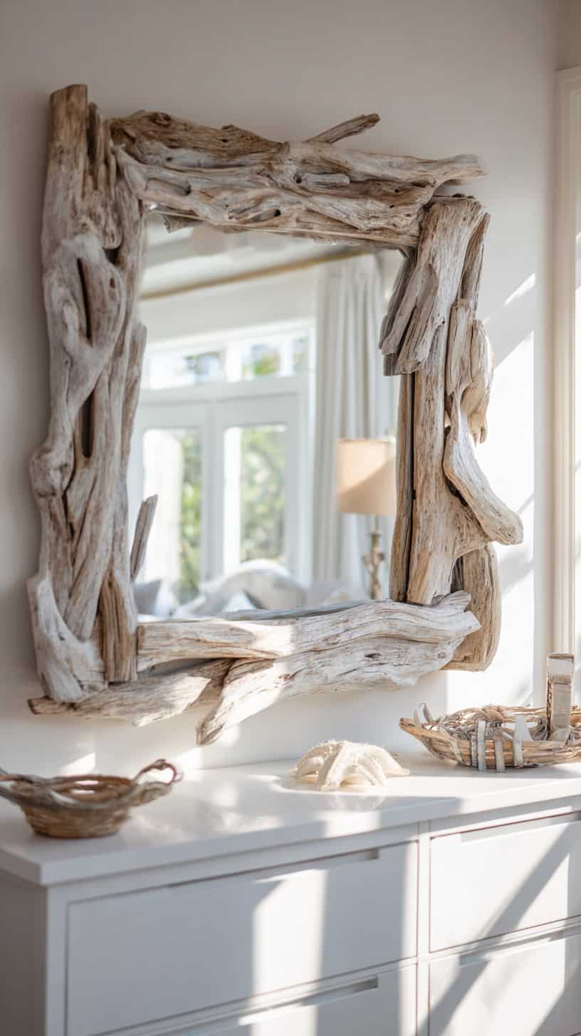 Driftwood Wall Mirror - Image 2