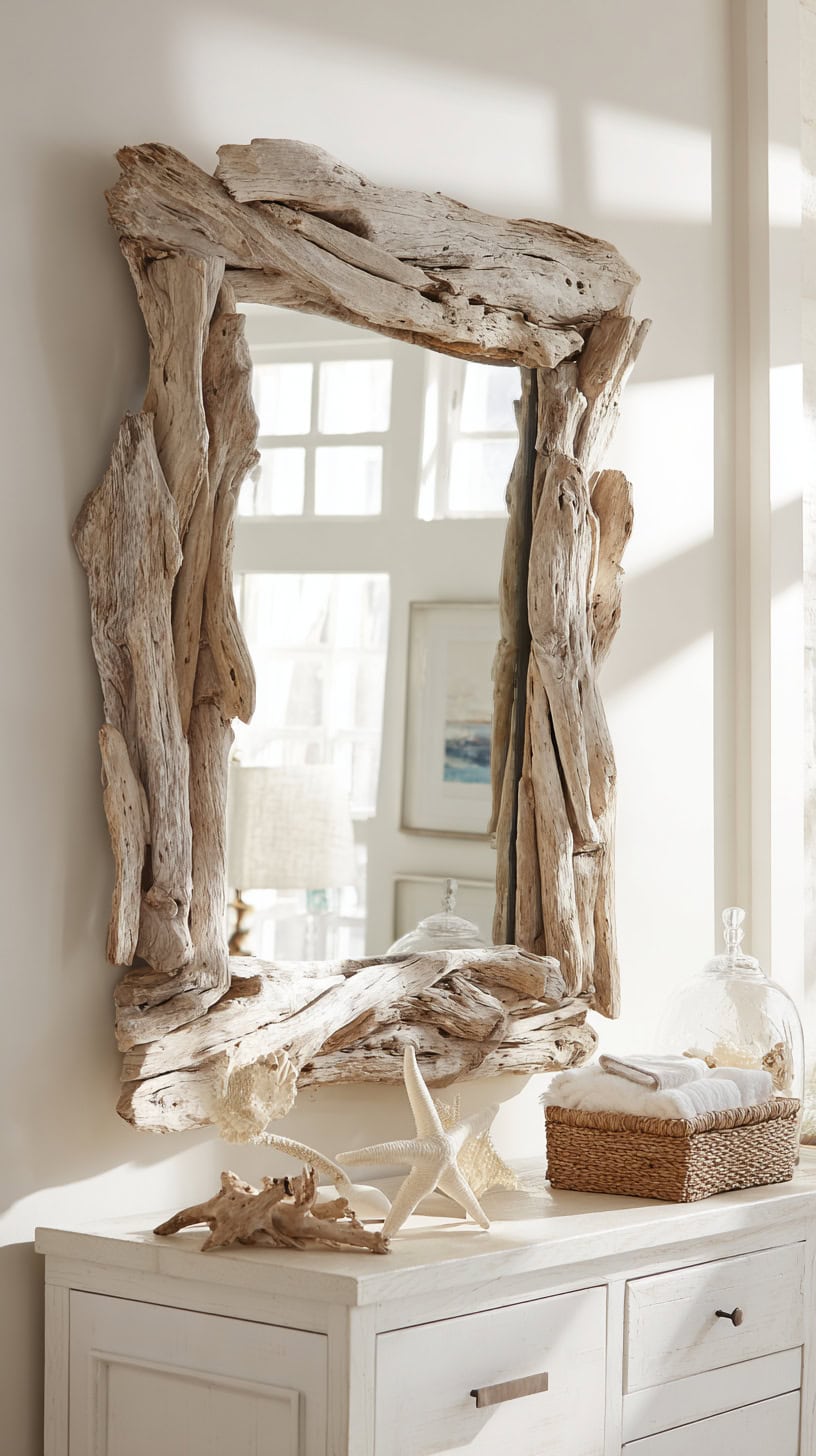 Driftwood Wall Mirror - Image 1