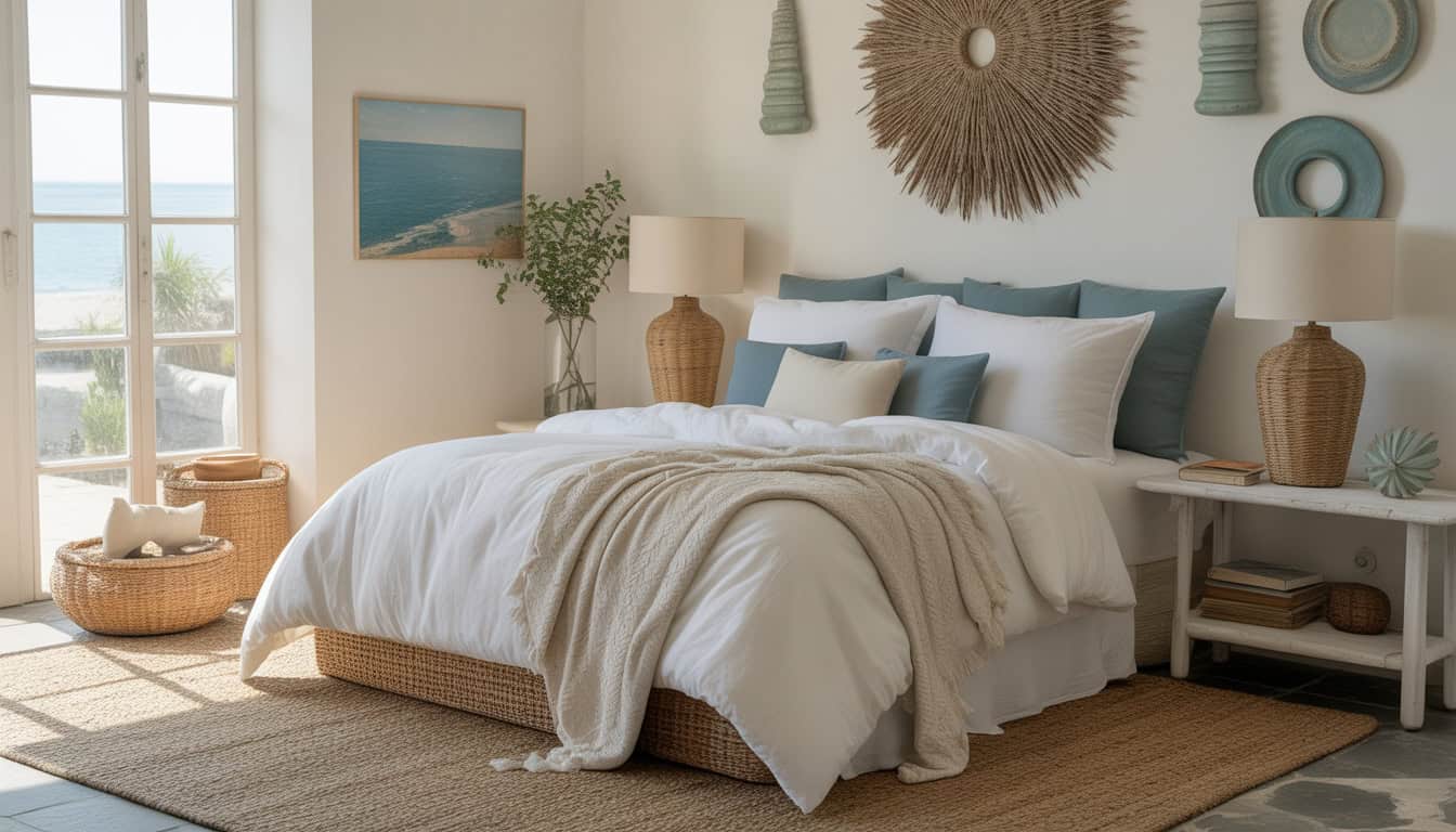 20 Coastal Bedroom Bedding Ideas for a Layered and Inviting Look