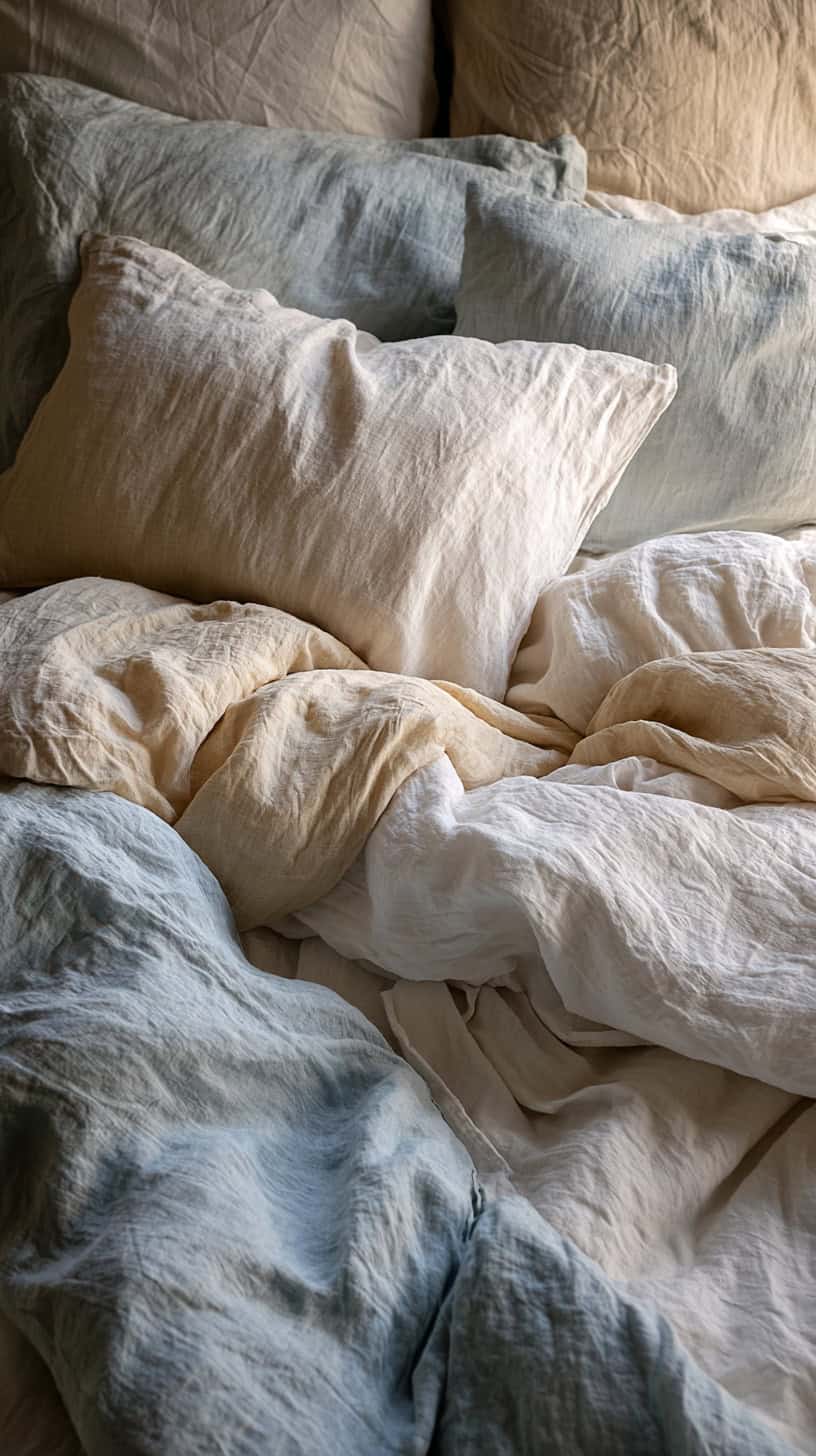 Layered Linen Bedding - Image 2