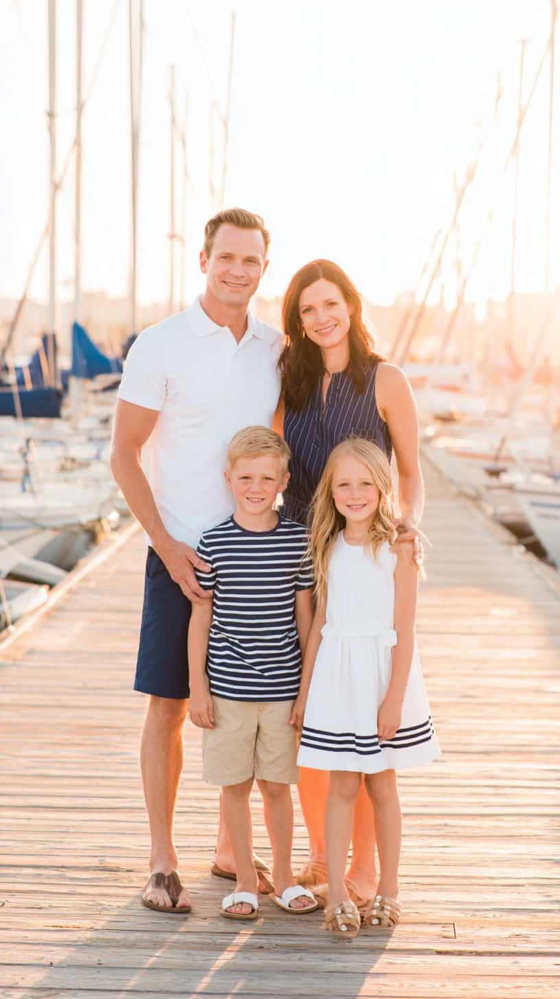 Navy White Family Coord - Image 2