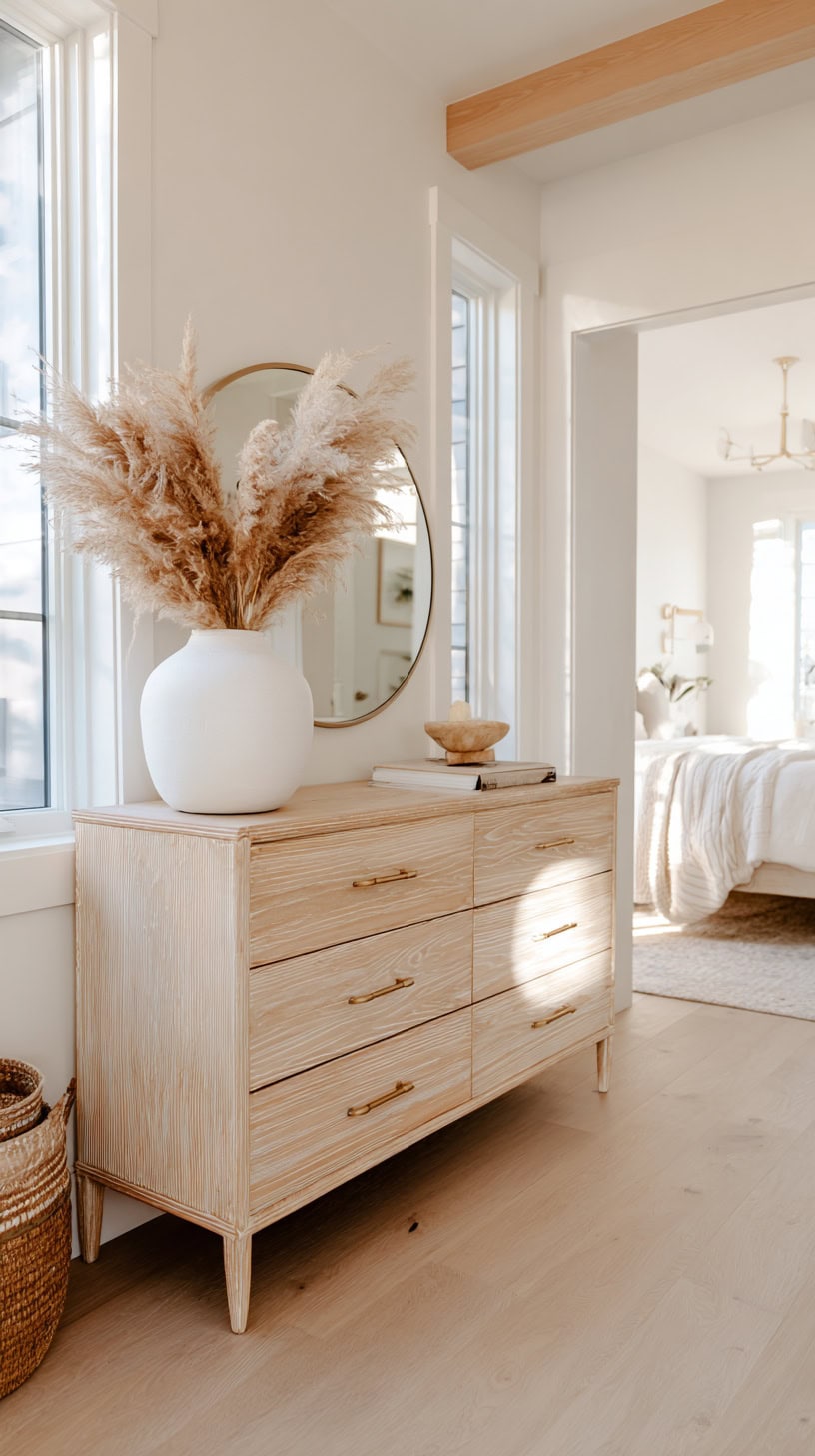 Pale Wood Dresser - Image 2