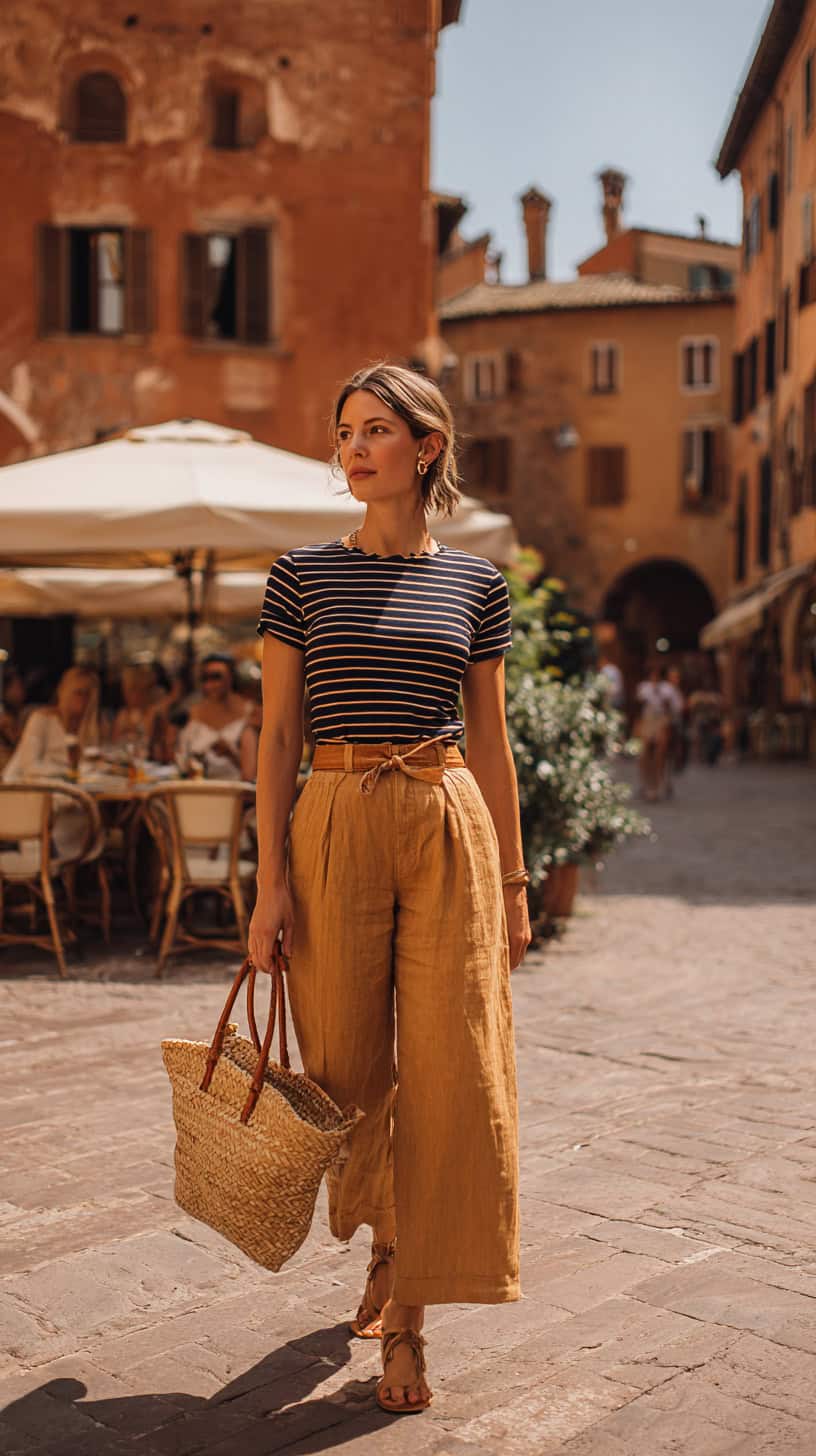 Playful Italy Linen Pants - Image 2
