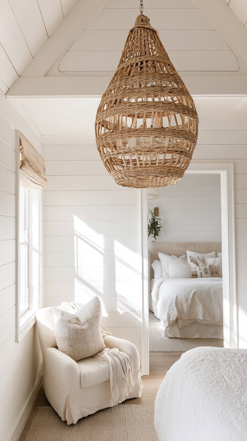 Rattan Hanging Fixture - Image 2