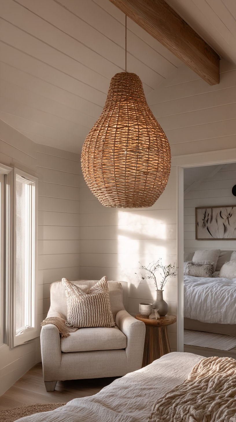Rattan Hanging Fixture - Image 1