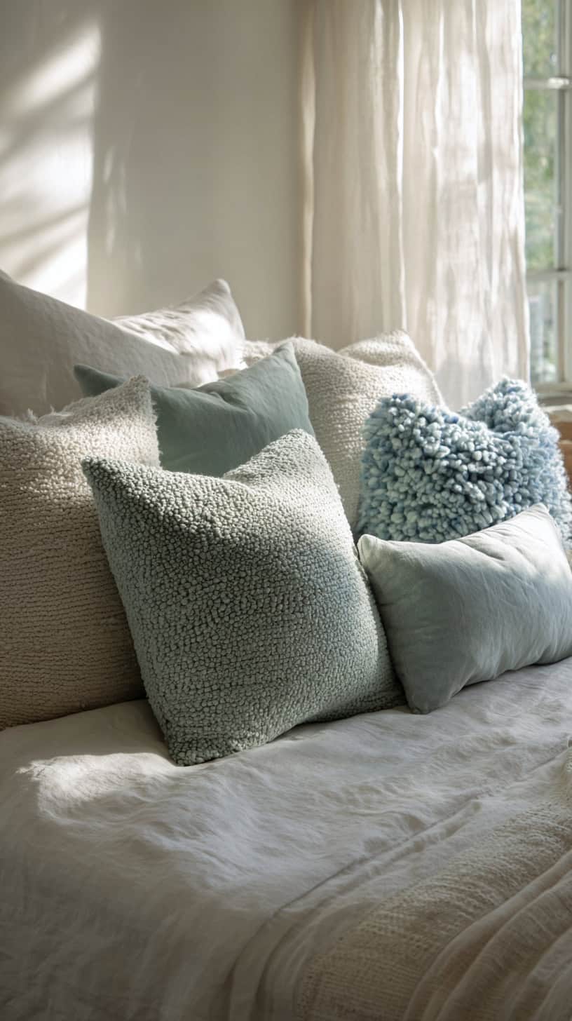 Sage Green Throw Pillow - Image 2