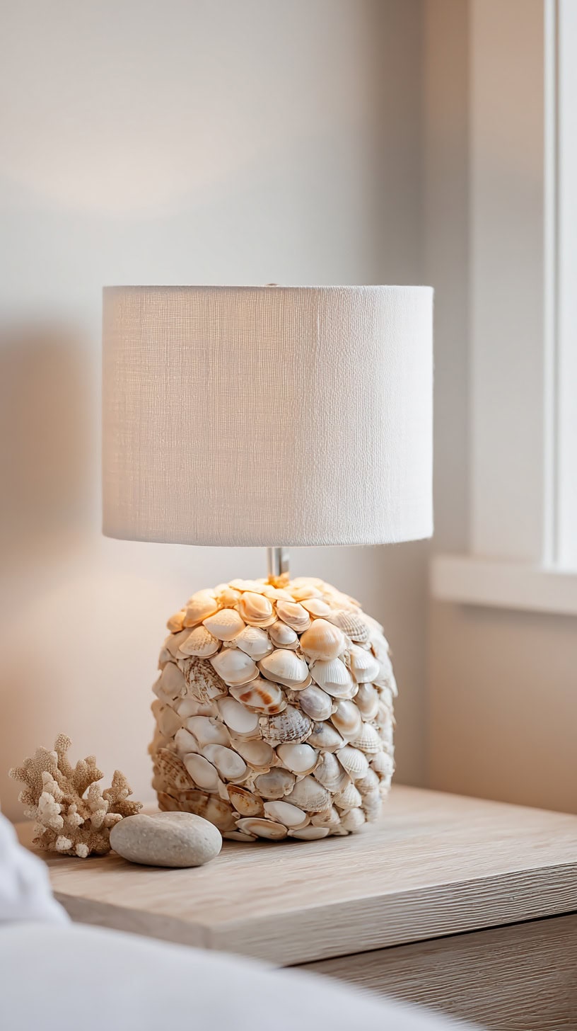 Seashell Nightstand Lamp - Image 1