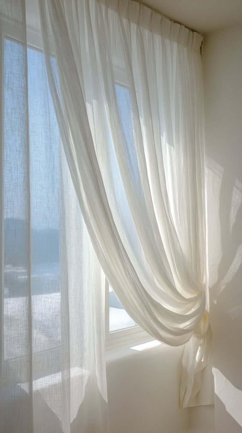 Sheer Linen Curtains - Image 2
