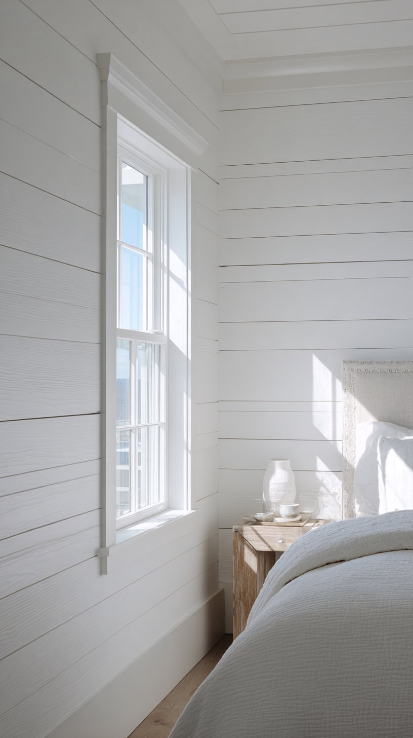 Shiplap White Walls - Image 1
