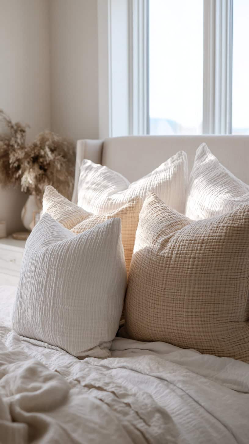 Textured Oat Euro Shams - Image 2