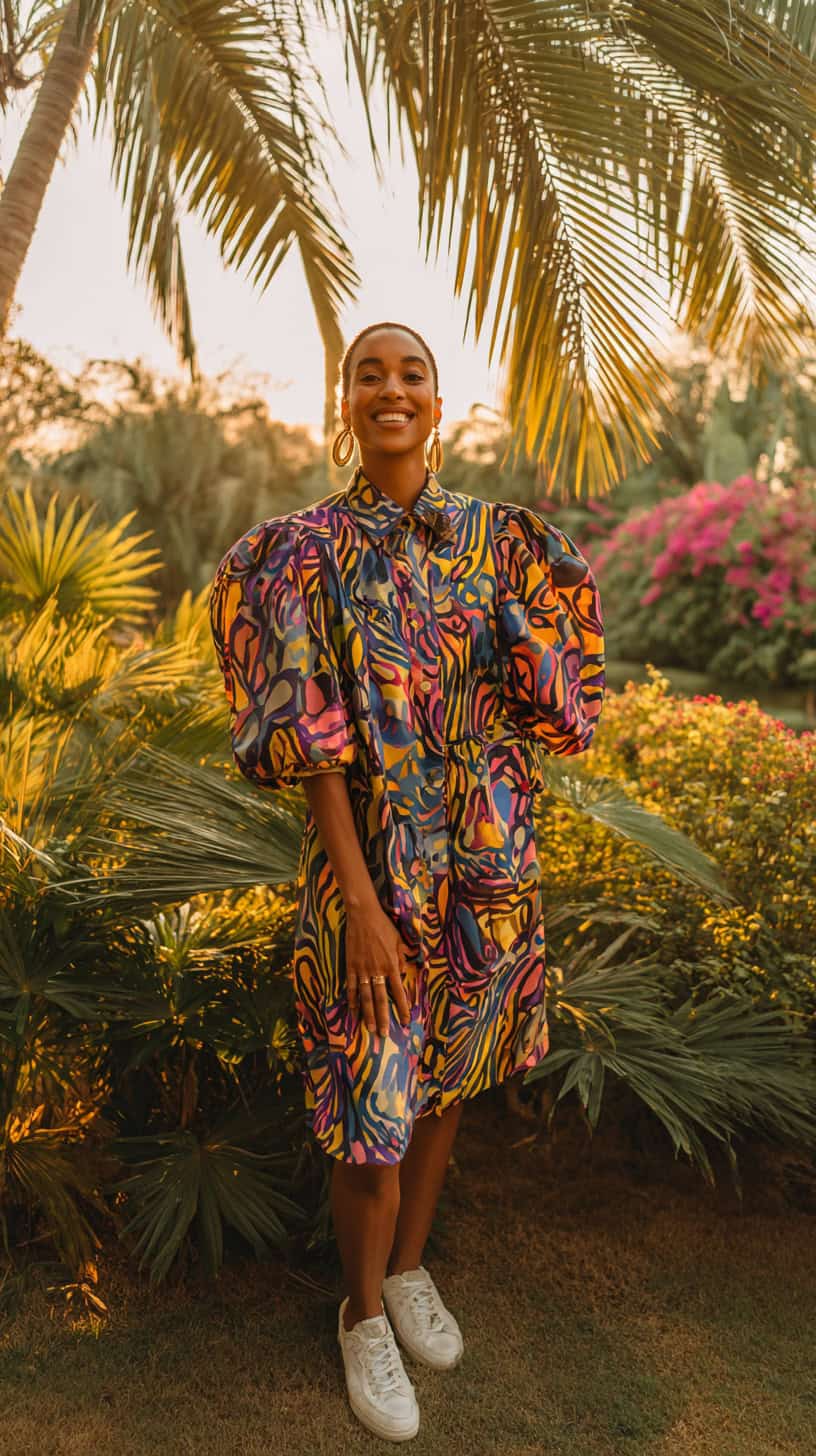 Whimsical Staud Shirtdress - Image 1