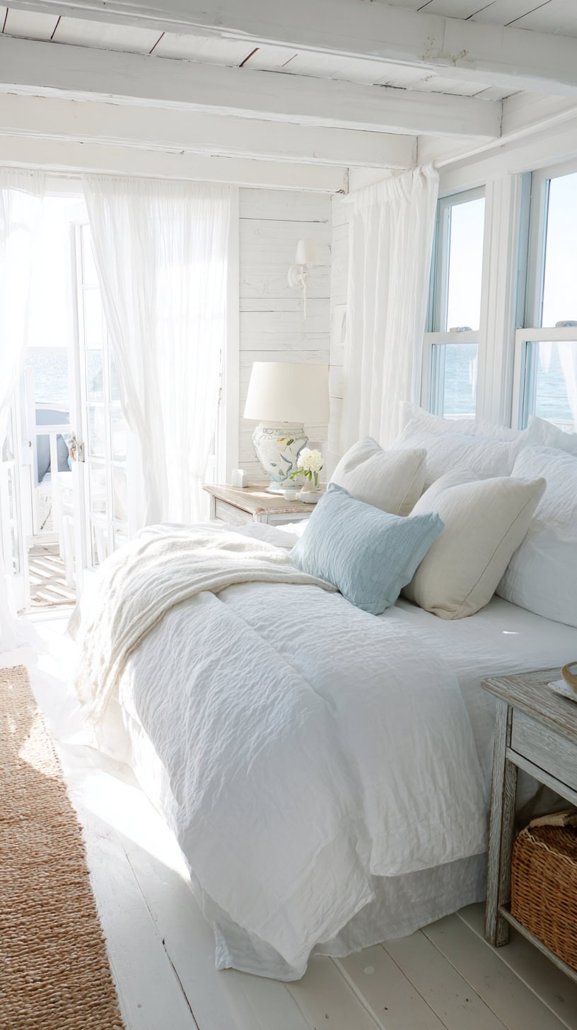 Why I'm Obsessed with White Coastal Bedrooms - Image 1