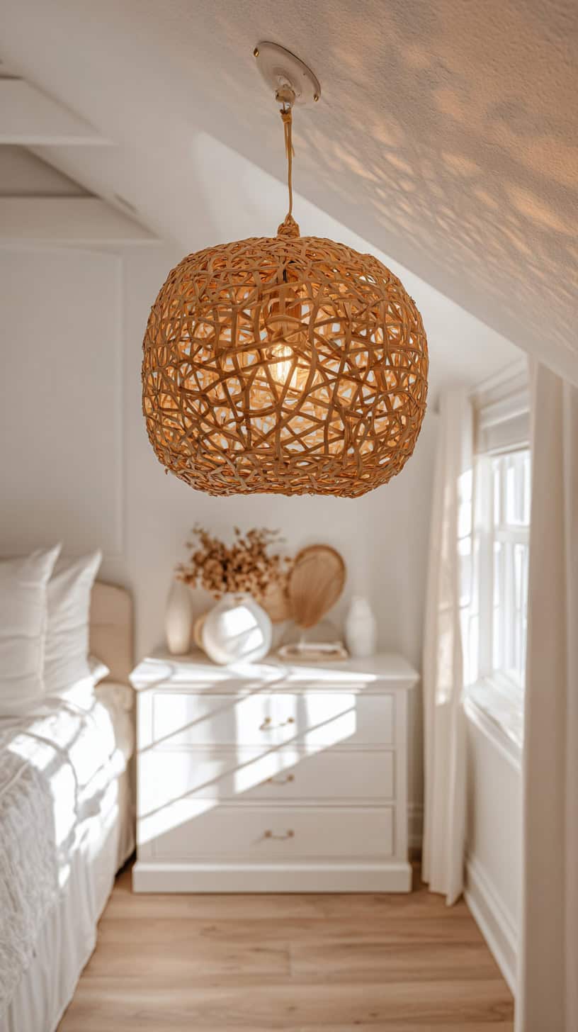 Wicker Pendant Light - Image 2