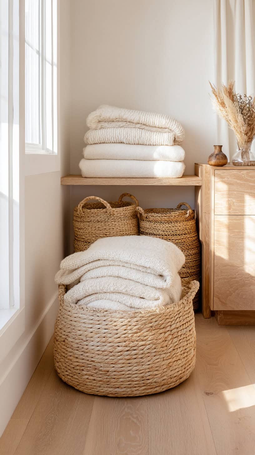 Woven Basket Storage - Image 2