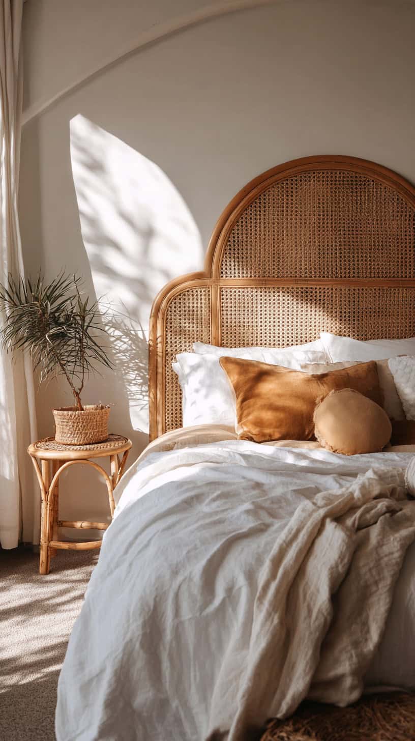 Woven Cane Headboard - Image 2