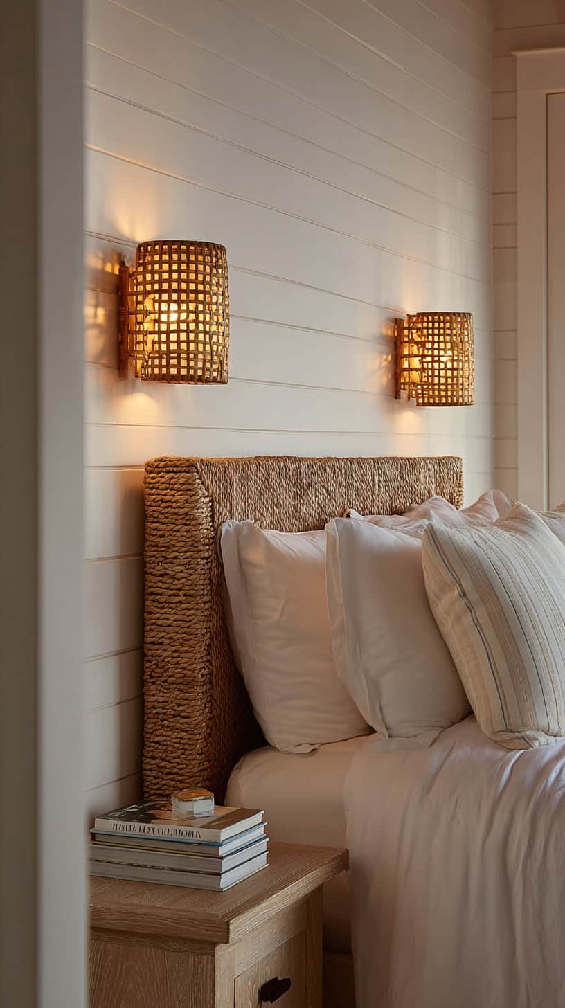 Woven Wall Sconces - Image 2