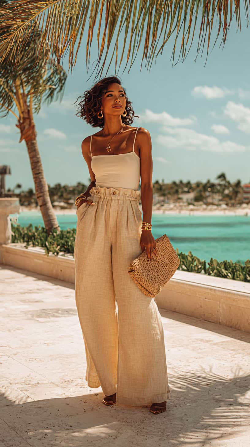 Versatile Wide-Leg Pants - Image 2