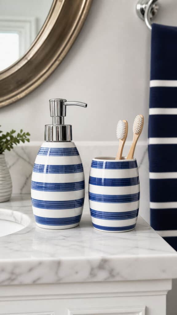 Blue and White Ceramic Accessories