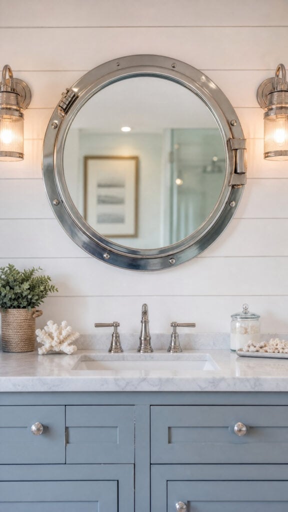 Porthole or Nautical Mirrors