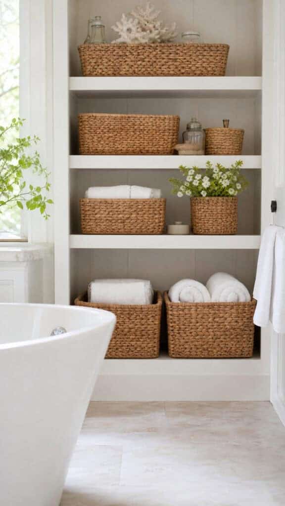 Woven Basket Storage