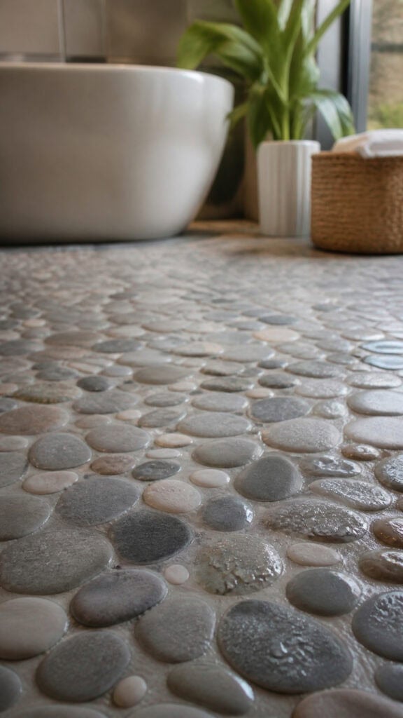 Pebble Tile Flooring