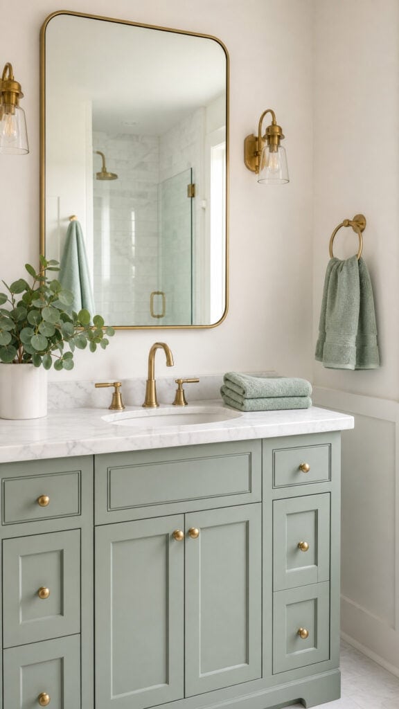 Soft Green Accents