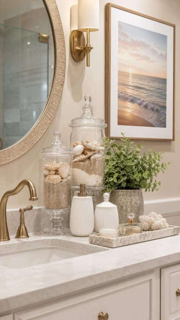 Add Ocean-Inspired Decor And Accessories