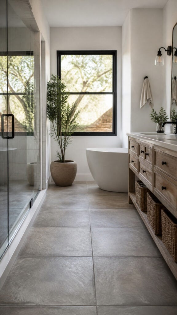 Weathered Grey Cement Tiles