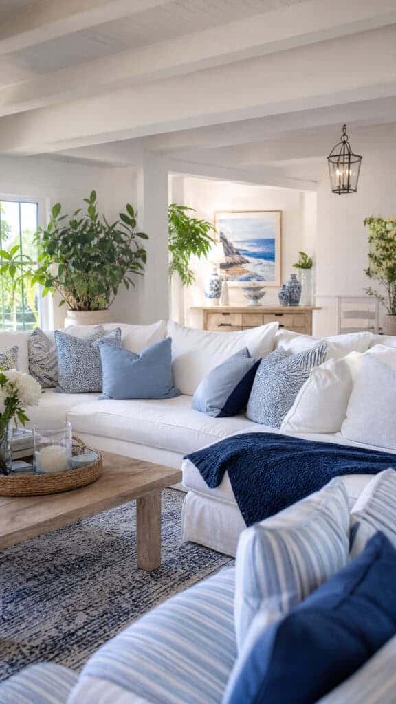 Choose a Soothing Blue and White Color Palette