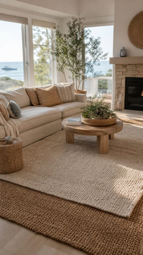 Layer Natural Fiber Rugs