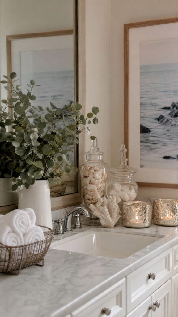 Add Coastal-Inspired Decor and Accessories