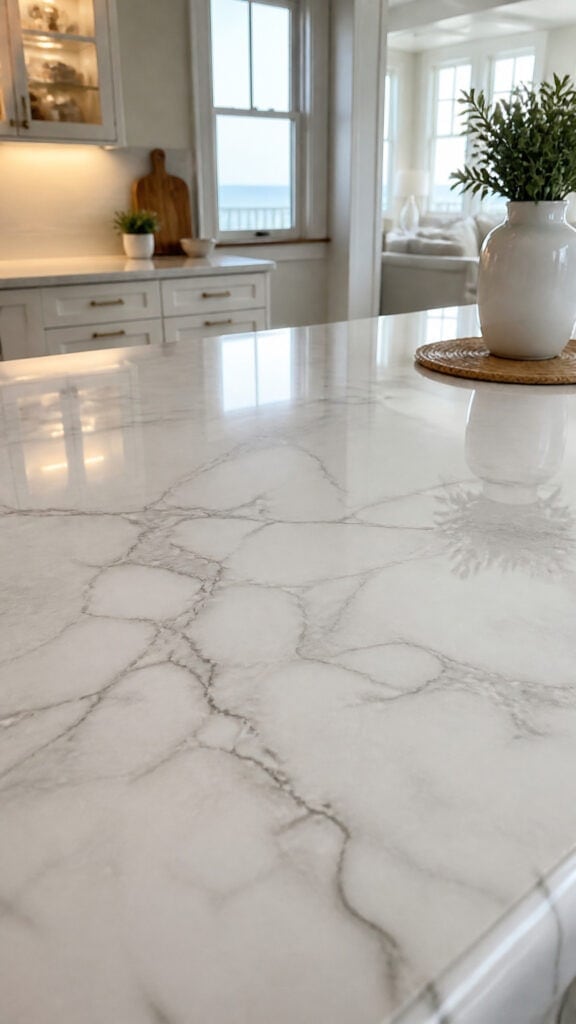 Marble or Quartz Countertops