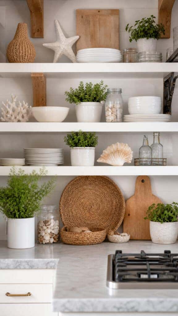 Open Shelving Display