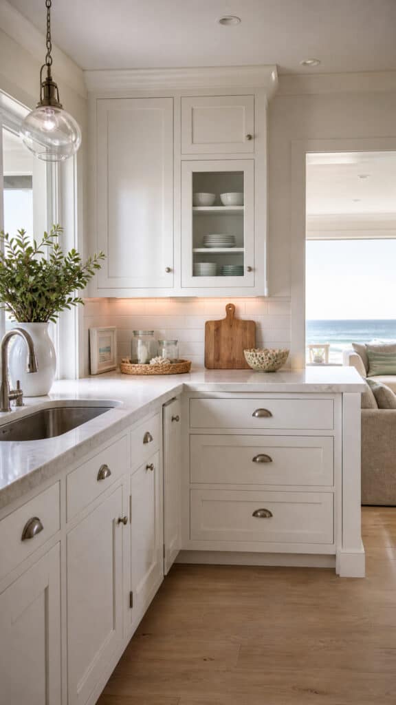 White or Light-Colored Cabinetry