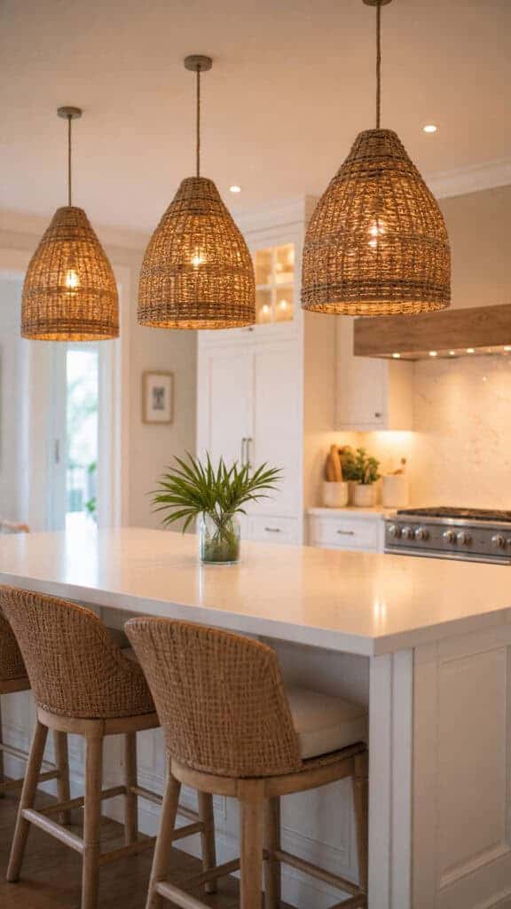 Woven Pendant Lights