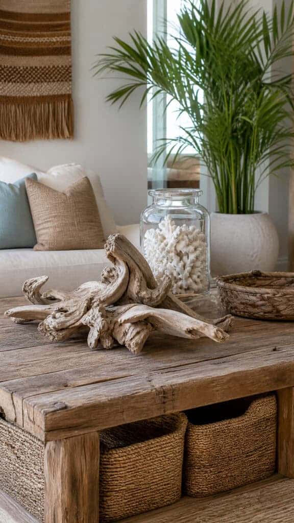 Bringing the Beach Inside: Natural Elements and Textures