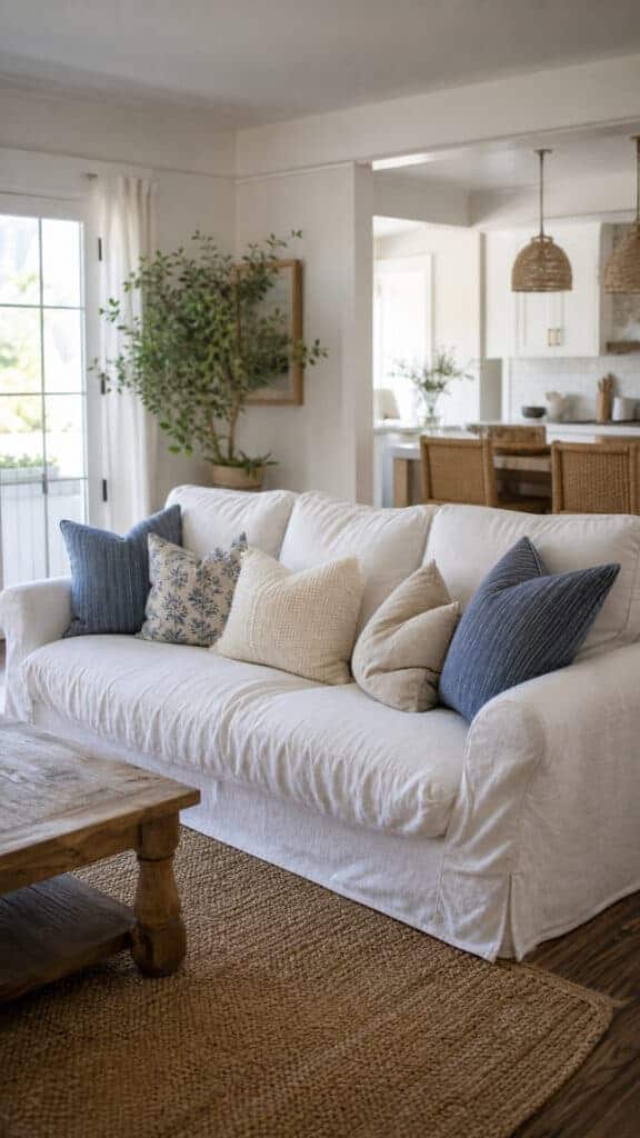 Choose Slipcovered Furniture for Easy Living