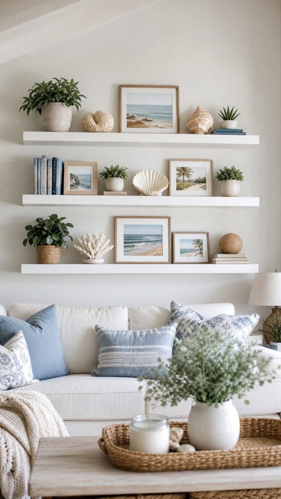 Install Floating Shelves for Display