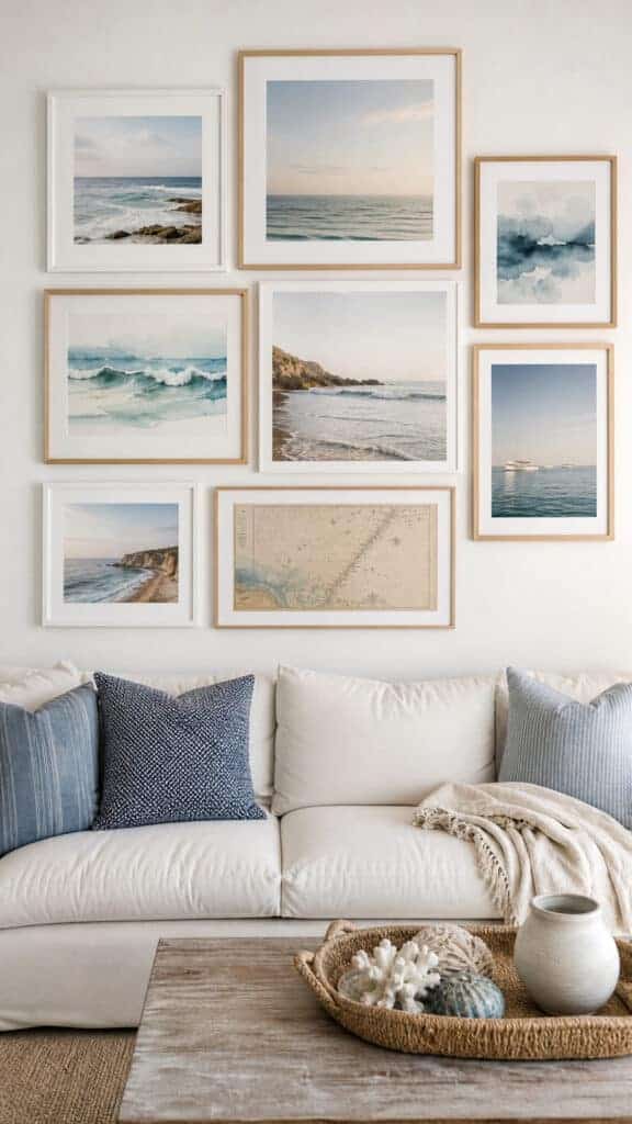 Display Coastal Artwork and Prints