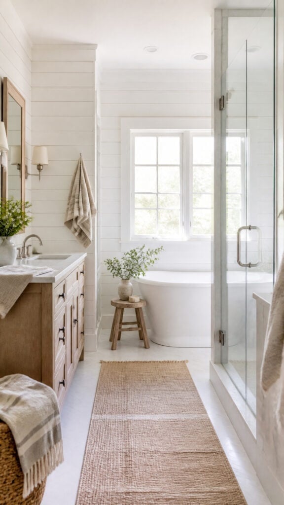 Shiplap Walls in Soft White