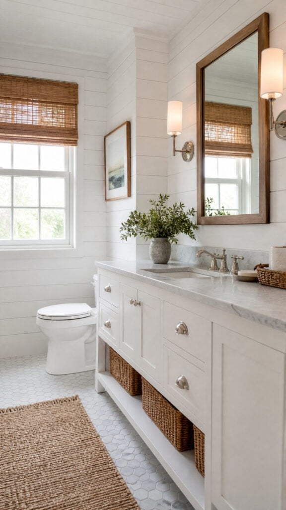 Shiplap Walls in Soft White