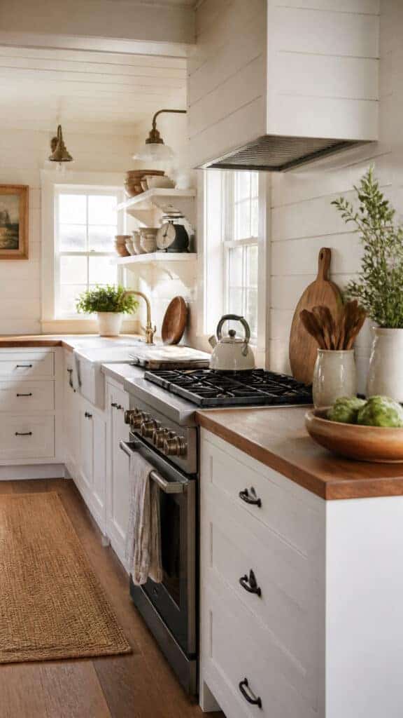 Shiplap Walls in Soft White