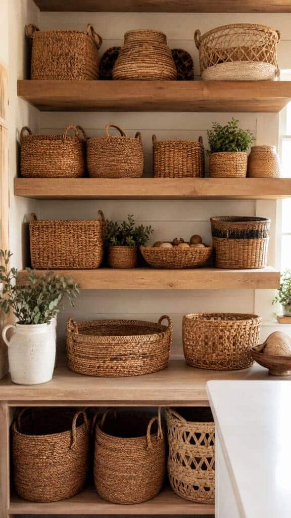 Woven Basket Storage