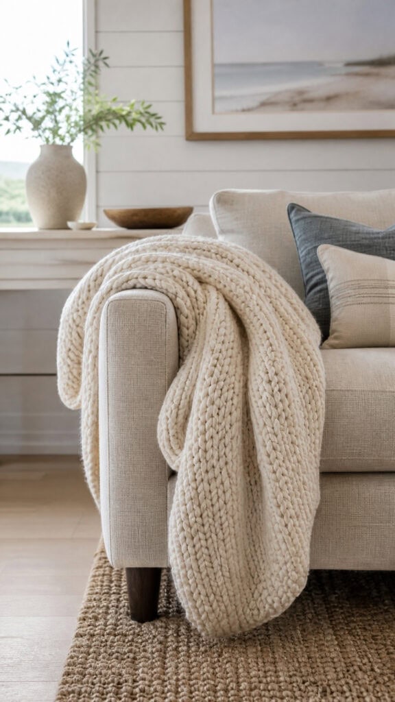Cozy Knit Throw Blankets