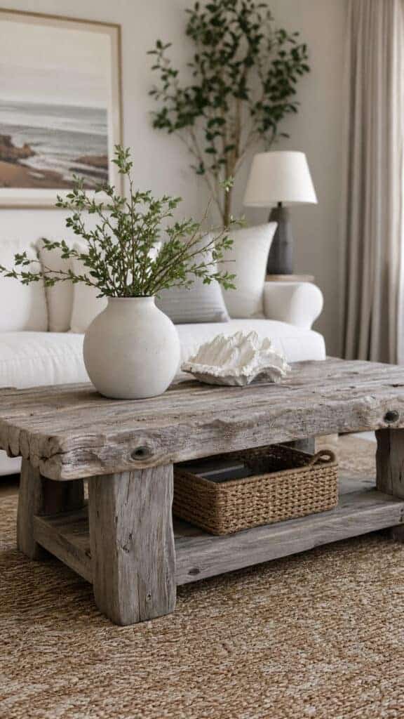 Weathered Wood Coffee Table
