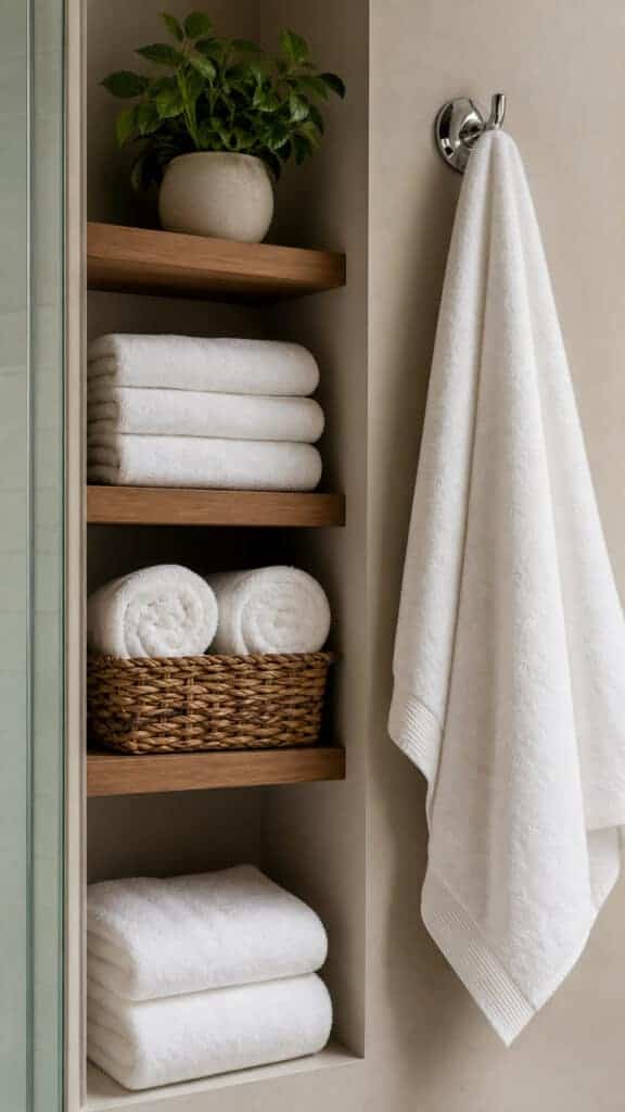 Spa-Like White Towels
