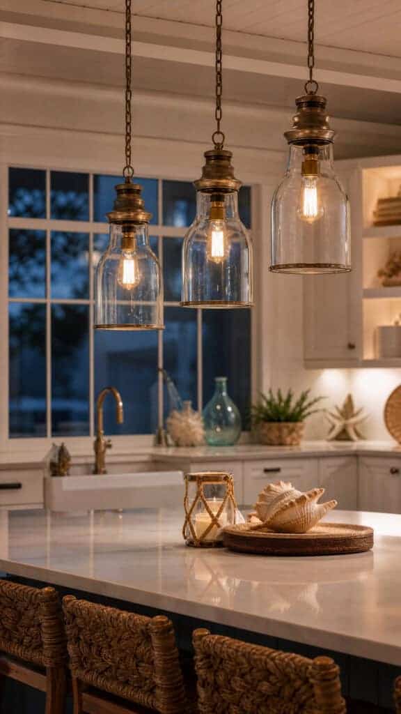 Vintage Glass Pendant Lighting