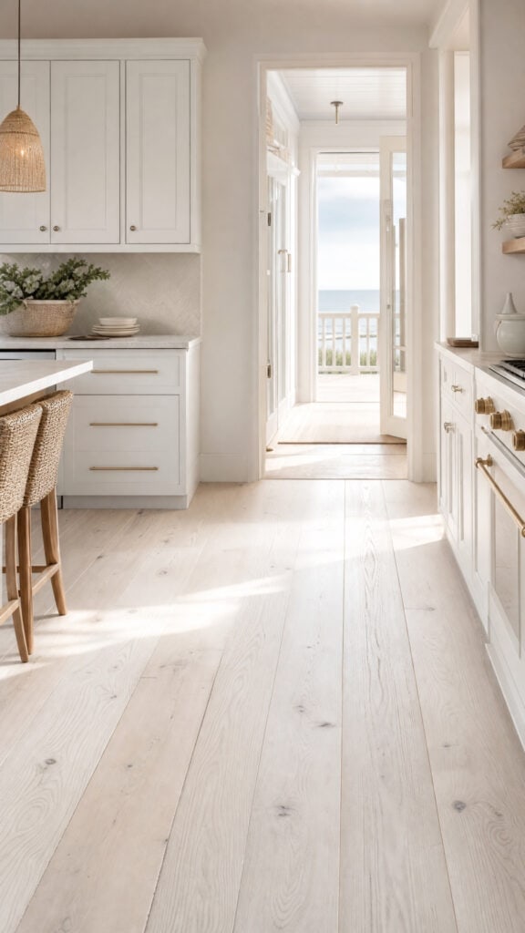 Whitewashed Wood Floors