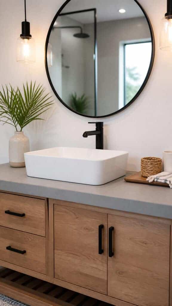 Soft Gray Concrete Countertops