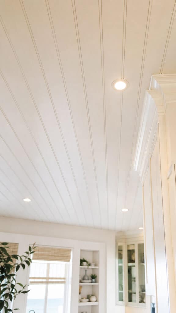 Beadboard Ceiling Detail